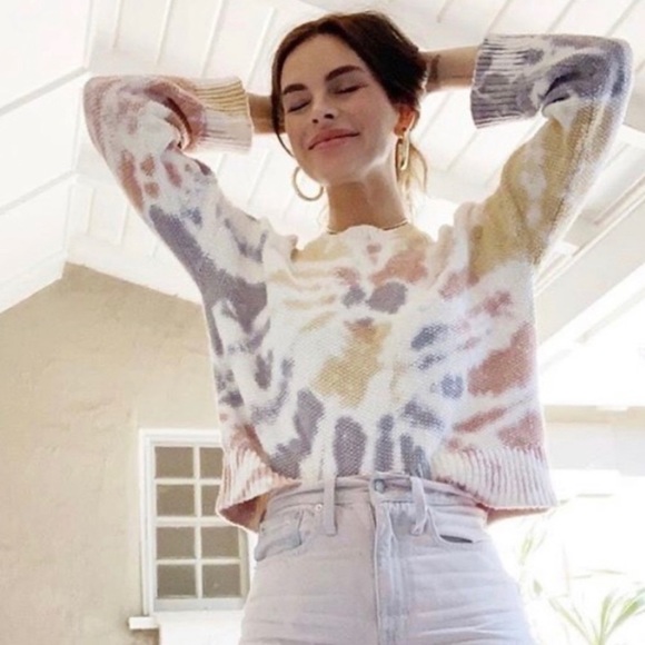 MADEWELL Tie Dye Westfield Pullover Sweater Size XS - Picture 3 of 15